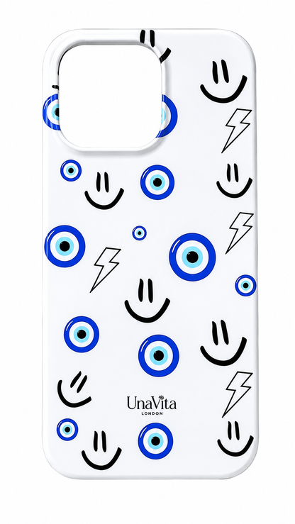 ‘Smiley Face Lightening’  phone case