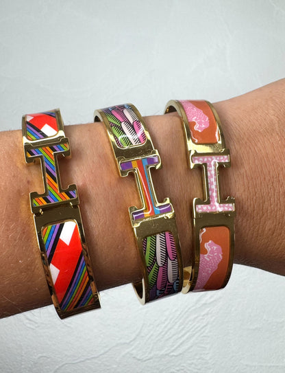 Large Helena Bangles - various colour ways