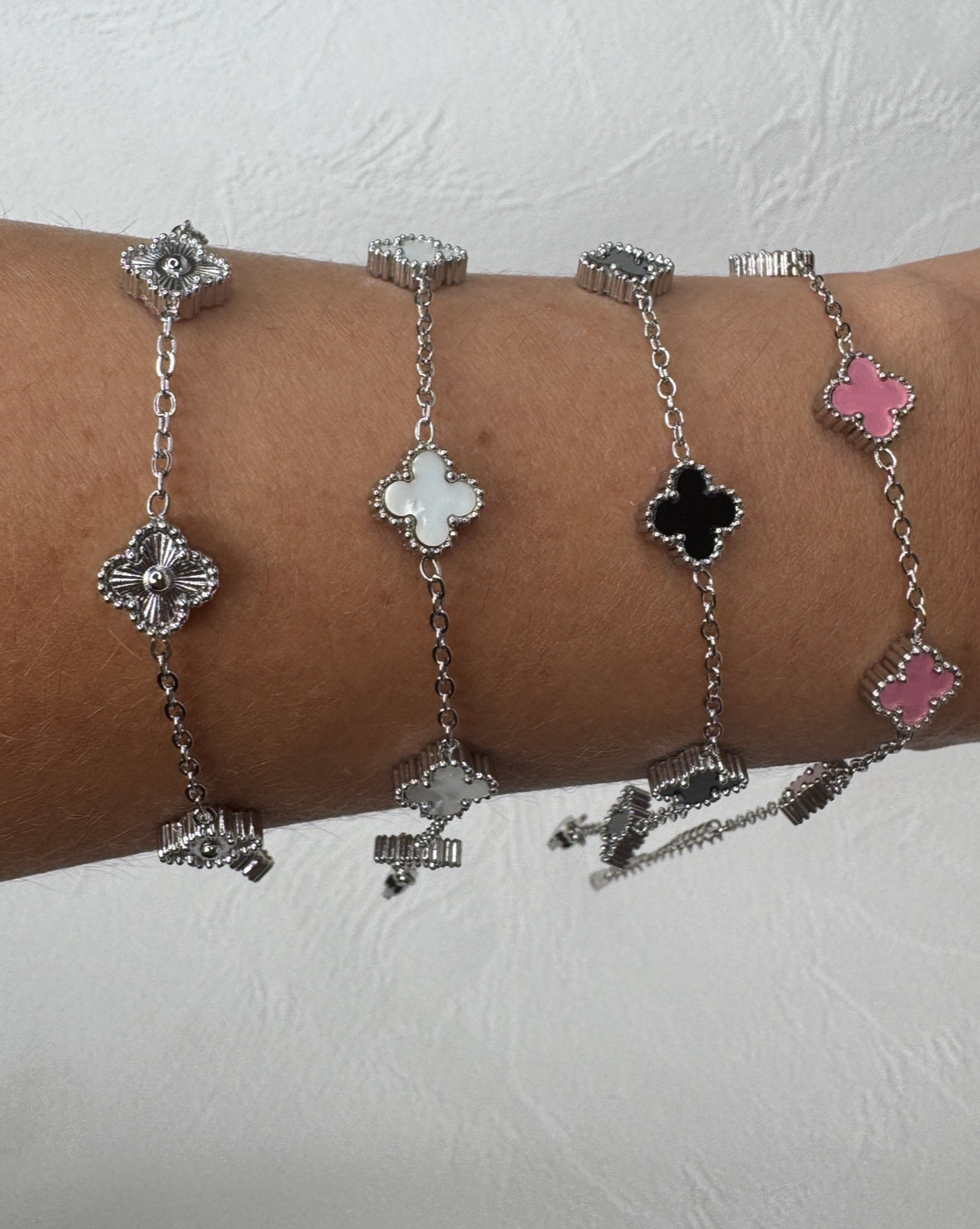 Mini Leaf Bracelets- Silver
