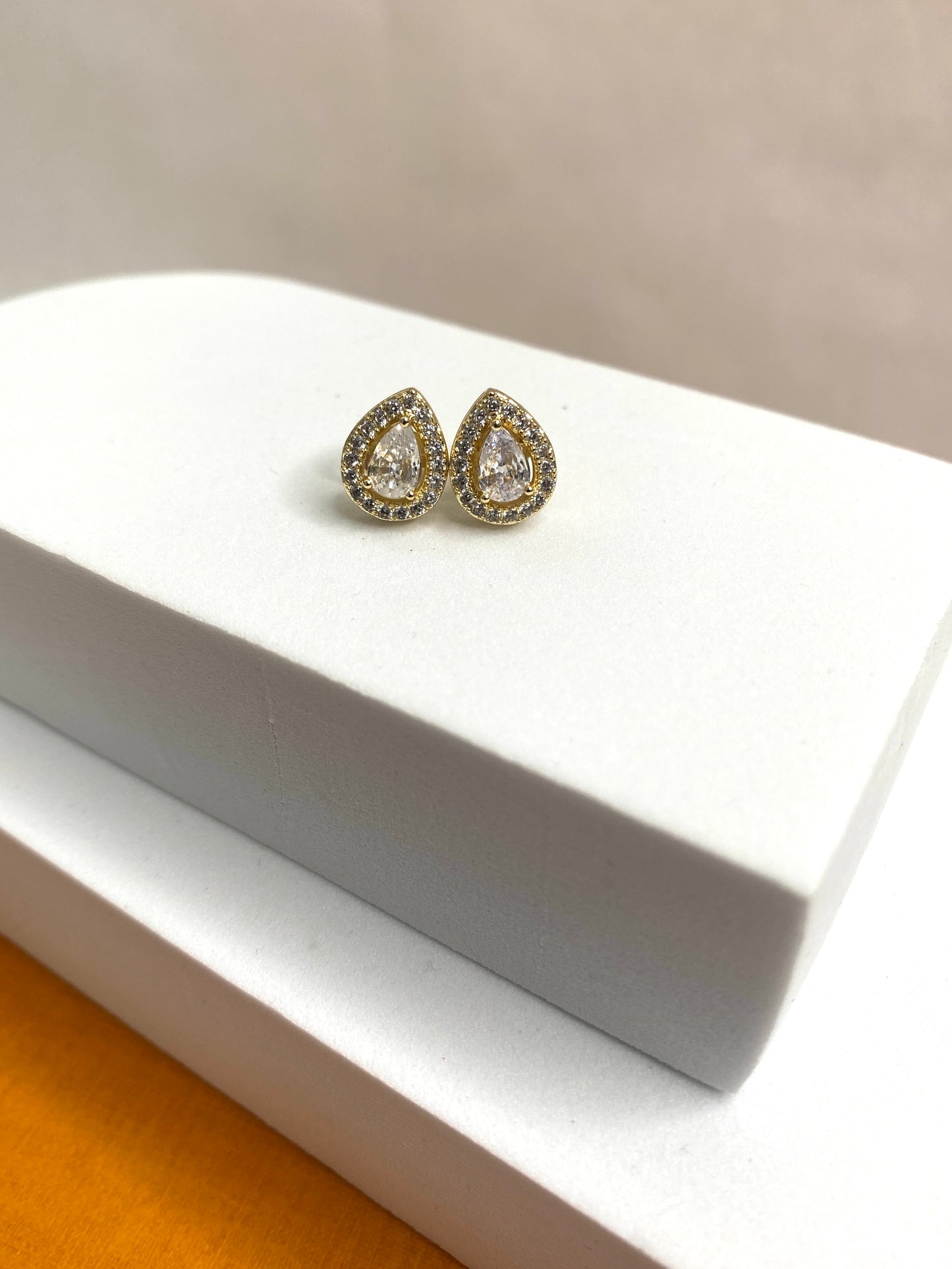 Pear studs - Gold or Silver