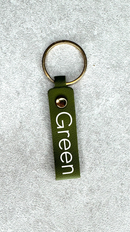 Medium Leather Keychain