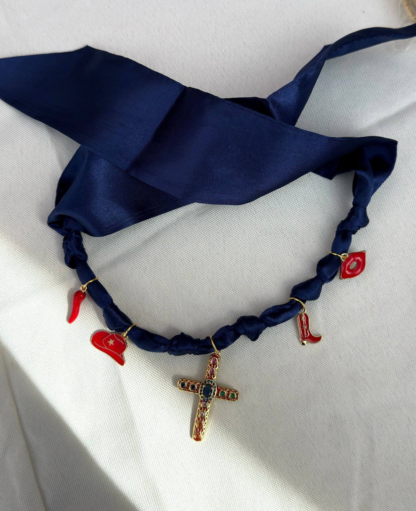 Bandana necklace 13