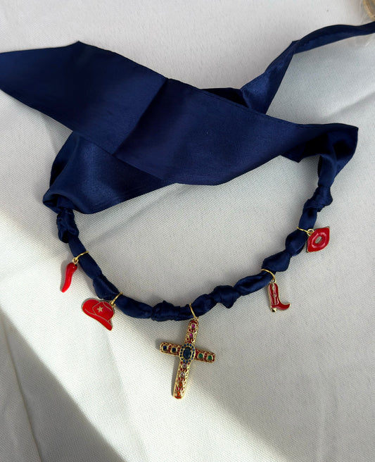 Bandana necklace 13