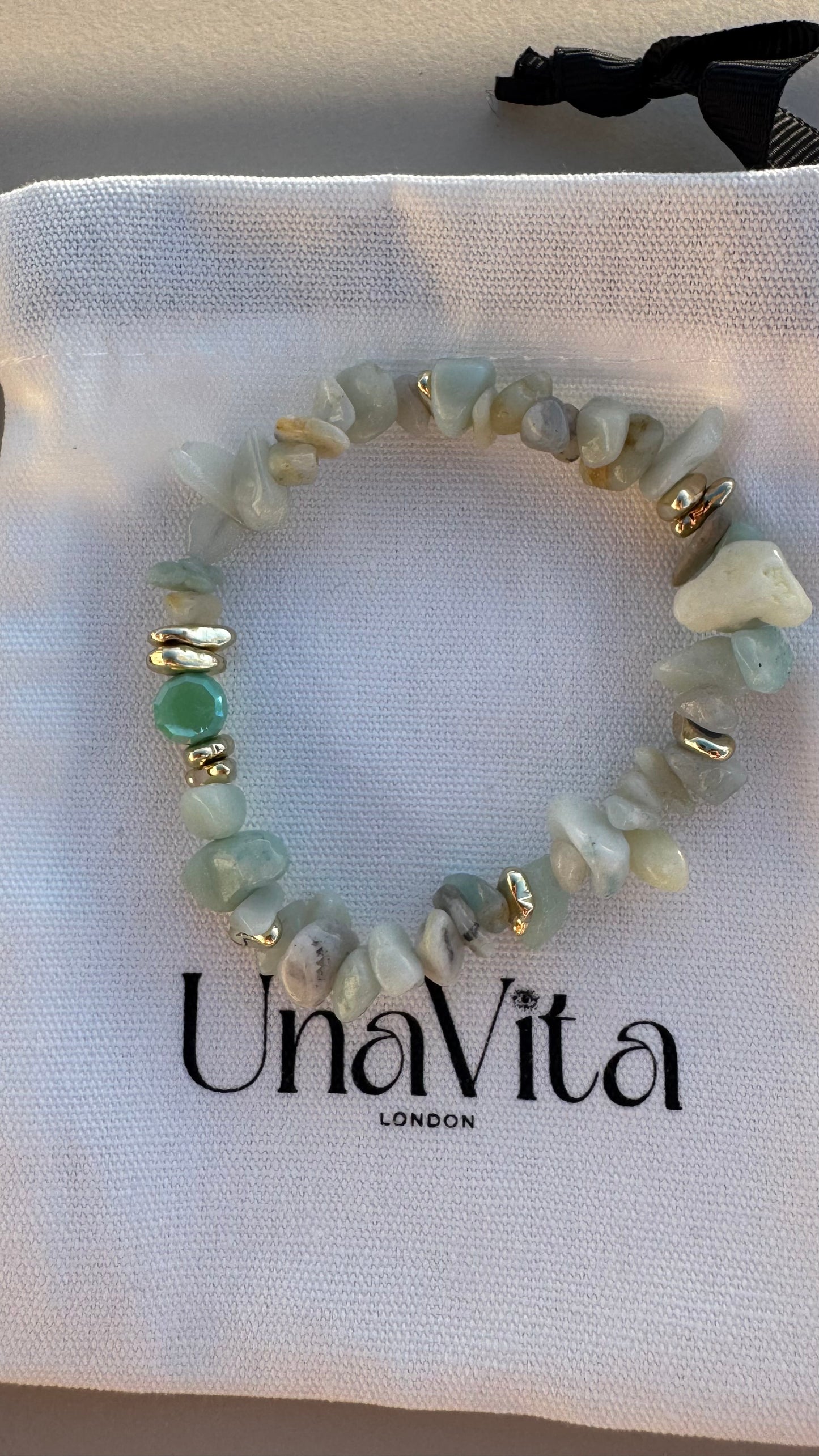 Crystal semiprecious bracelets