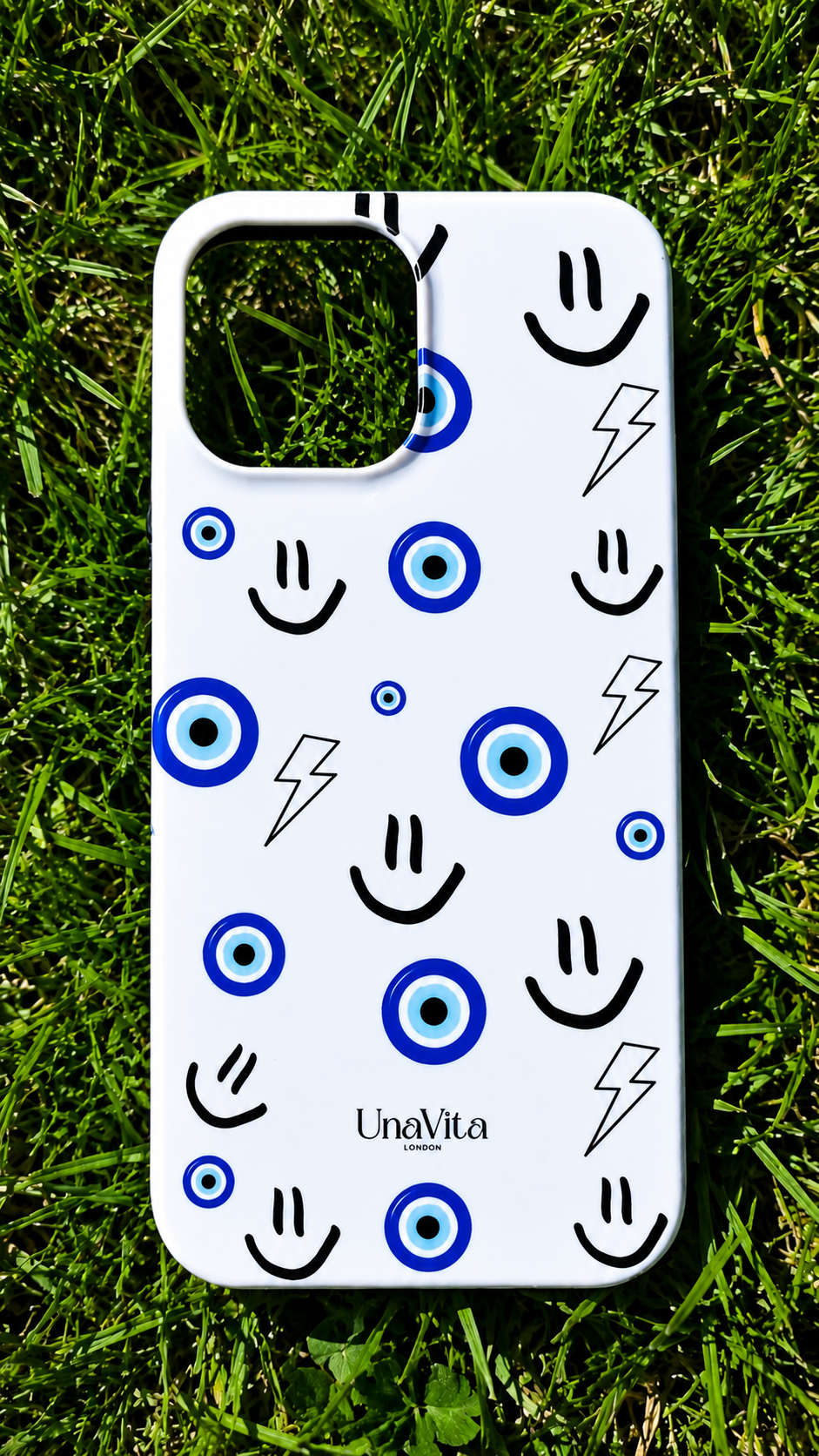 ‘Smiley Face Lightening’  phone case