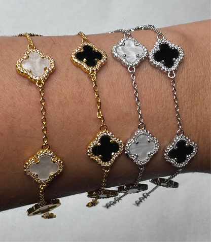 Diamond Leaf Bracelet - 4 options