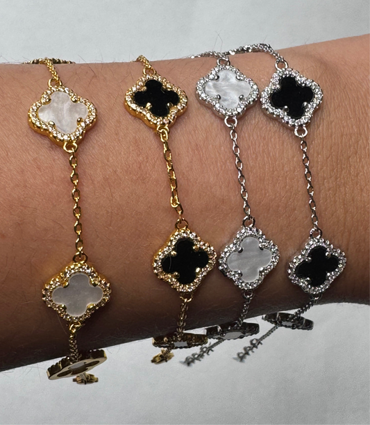 Diamond Leaf Bracelet - 4 options