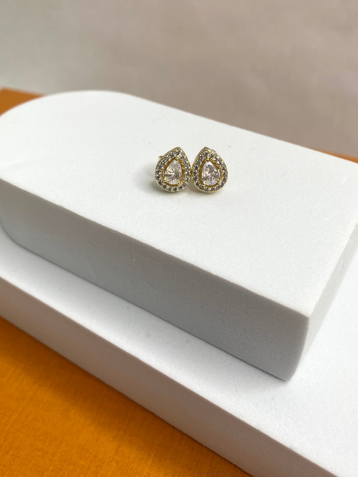 Pear studs - Gold or Silver