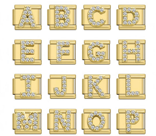 Gold Diamond Initials