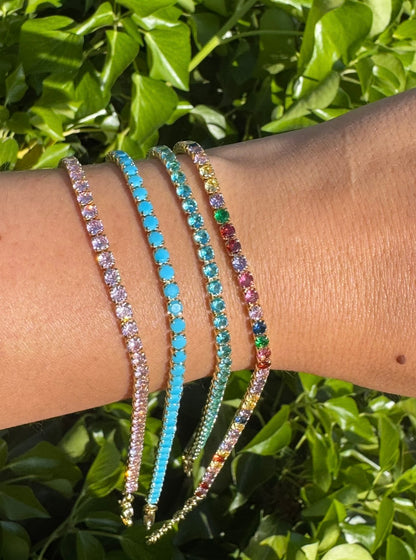 Cubic zirconia bracelets