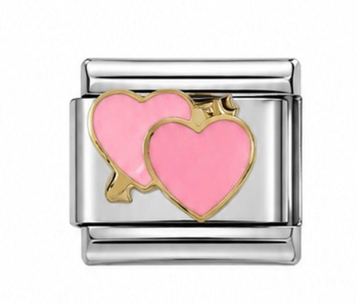 DOUBLE PINK HEART