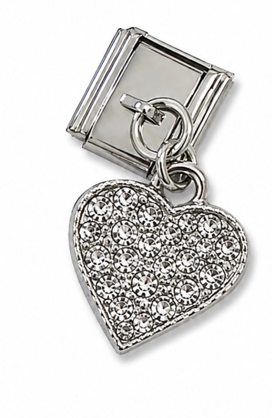 DIAMOND HEART - SILVER