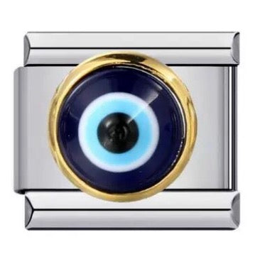 3D EVIL EYE- SILVER