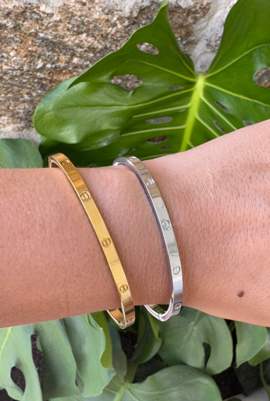 Thin Bangle - Gold or Silver