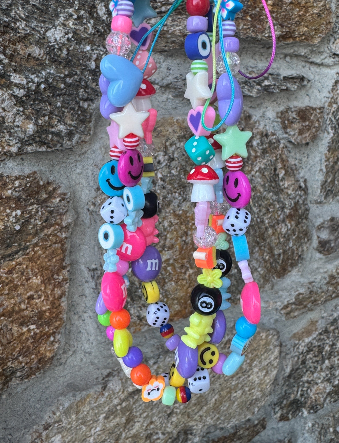 Funky Evil Eye Phone Charm