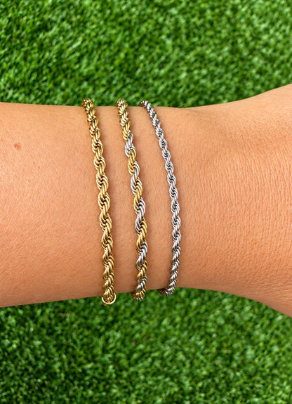 Twisted Rope Bracelet - 3 options