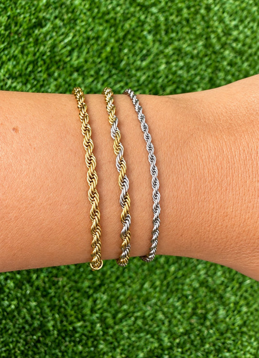 Twisted Rope Bracelet - 3 options