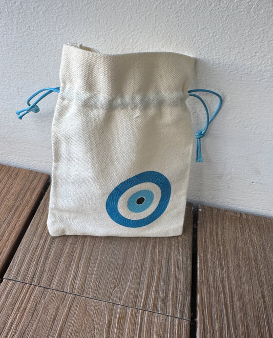 Evil eye jewellery gift bag