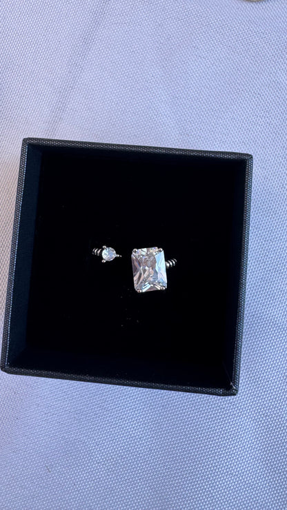 Double Double Adjustable Ring - Gold or Silver