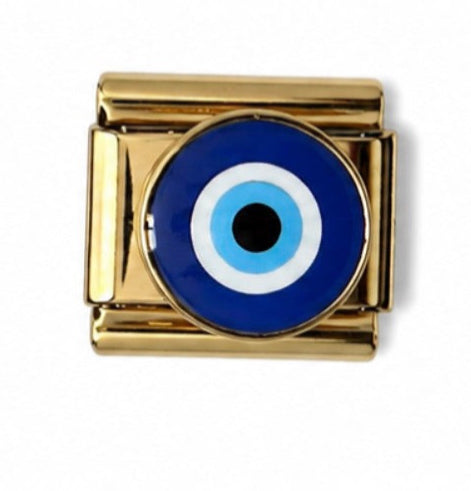 EVIL EYE 1 FLAT - GOLD