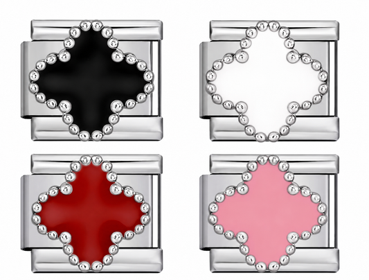FLOWER (VARIOUS COLOURS) - SILVER