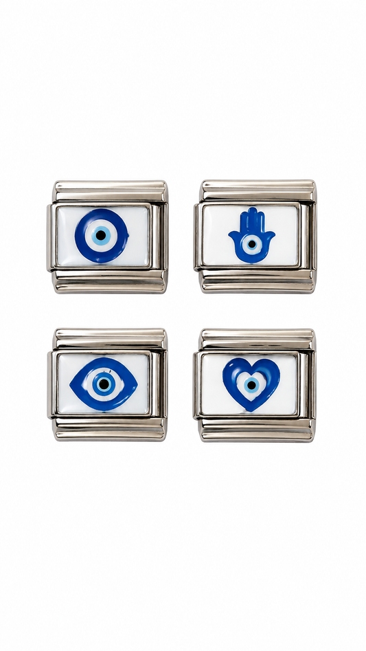 EVIL EYE VARIOUS OPTIONS - SILVER