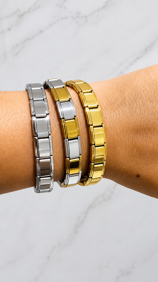 Charm Bracelet - Gold, Silver & Mixed