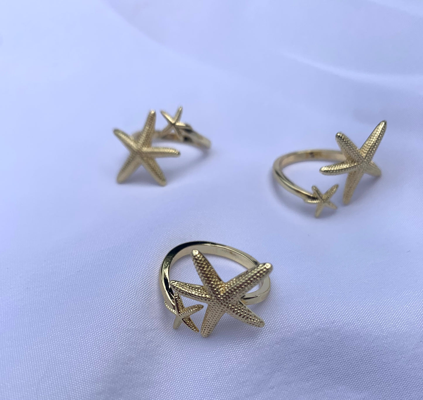 Adjustable Starfish Ring