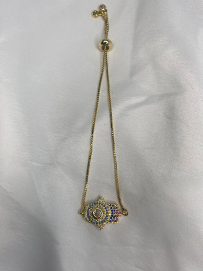 Hamza Evil Eye Adjustable Bracelet